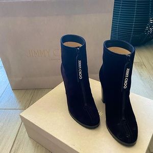 ✨Jimmy Choo Black Suede Booties✨
